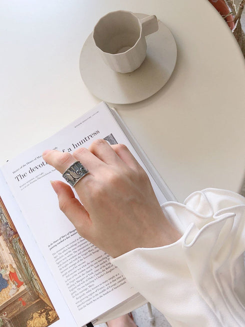 Inel din argint Akua